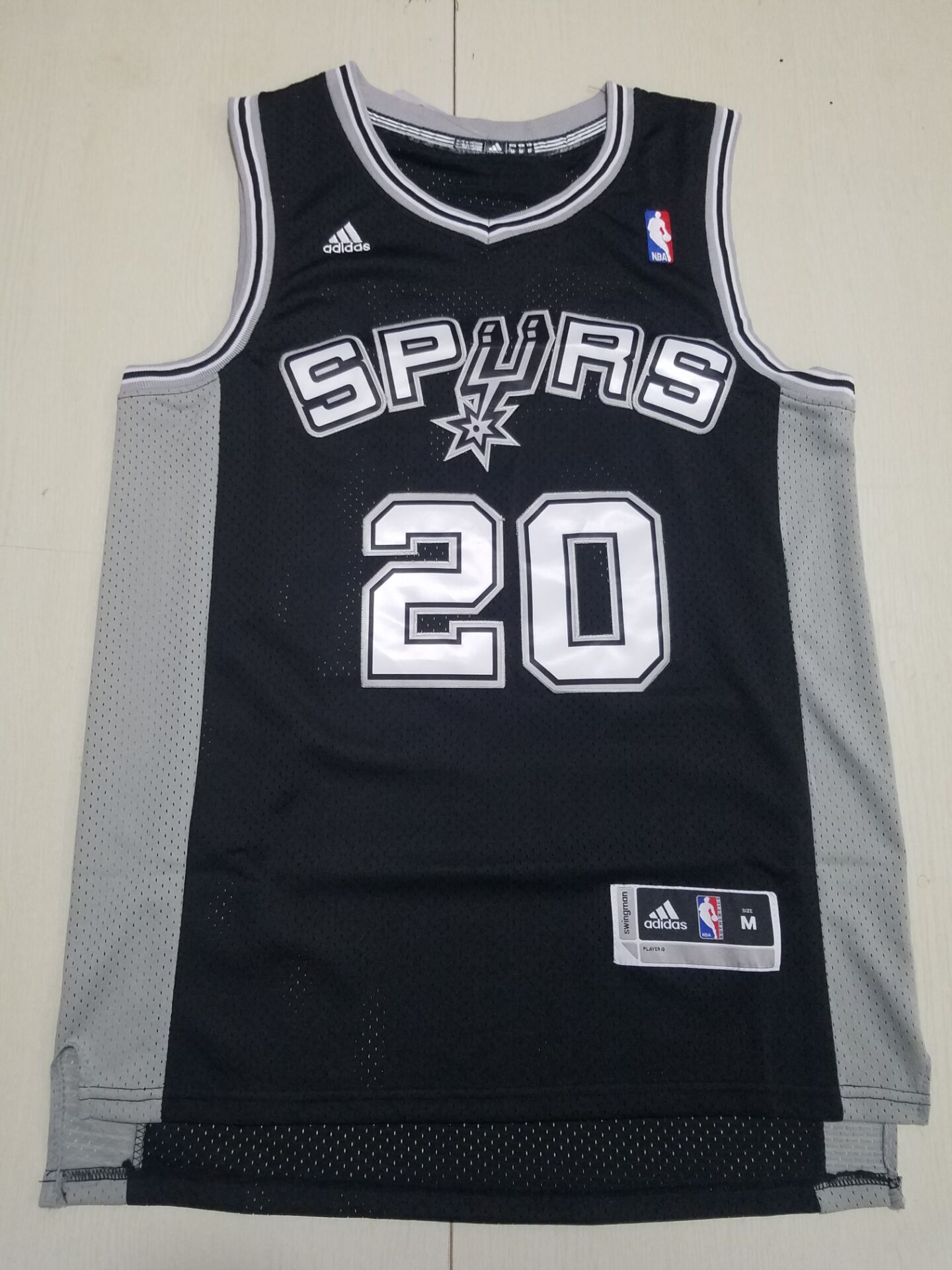 Men San Antonio Spurs #20 Ginobili Black 2022 NBA Jersey->los angeles clippers->NBA Jersey